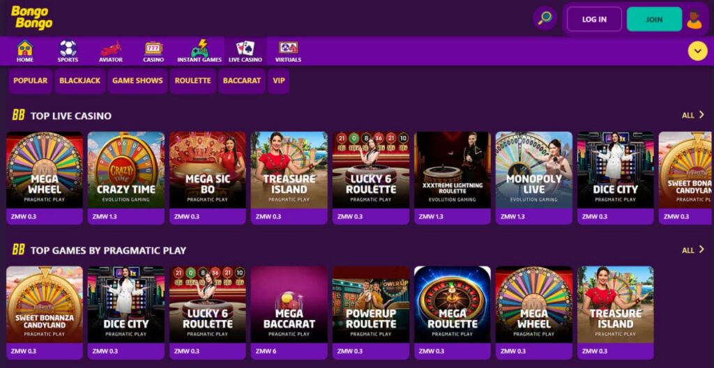 BongoBongo casino game